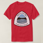 nationaal merkteken voor de recreatiestrielijn Mis T-shirt (Design voorkant)