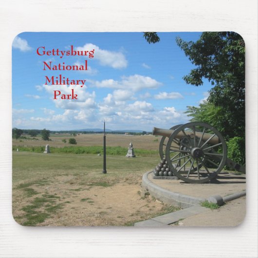 Nationaal militair park Gettysburg Mousepad Muismat (Voorkant)