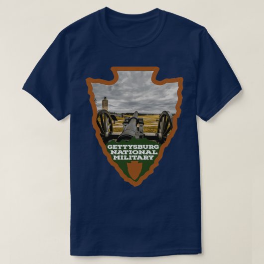 Nationaal militair park Gettysburg T-shirt (Design voorkant)