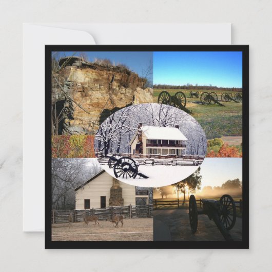 Nationaal militair park Pea Ridge Kaart (Voorkant)