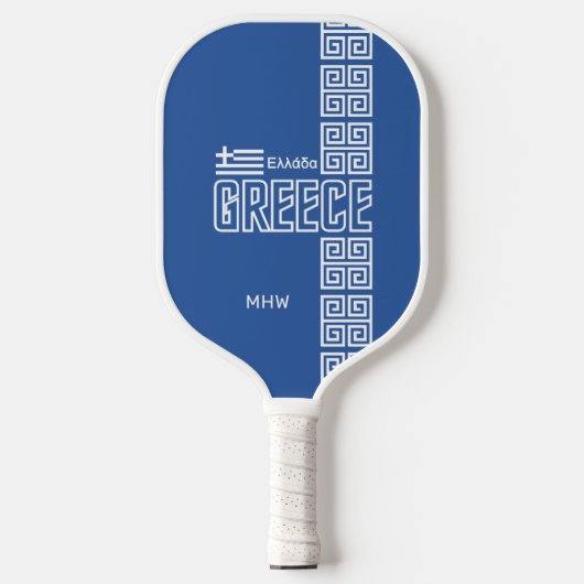 Nationaal monogram pickleball paddle (Voorkant)