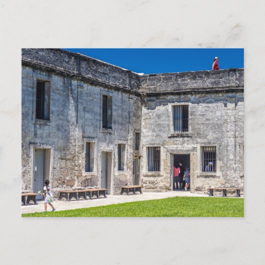 Nationaal monument Castillo de San Marcos, FL Briefkaart (Voorkant)
