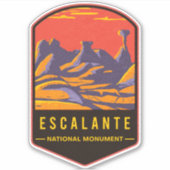 Nationaal monument Escalante Sticker (Voorkant)