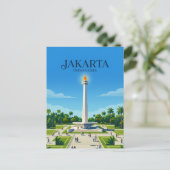 Nationaal Monument (Monas) Indonesië Briefkaart (Staand voorkant)