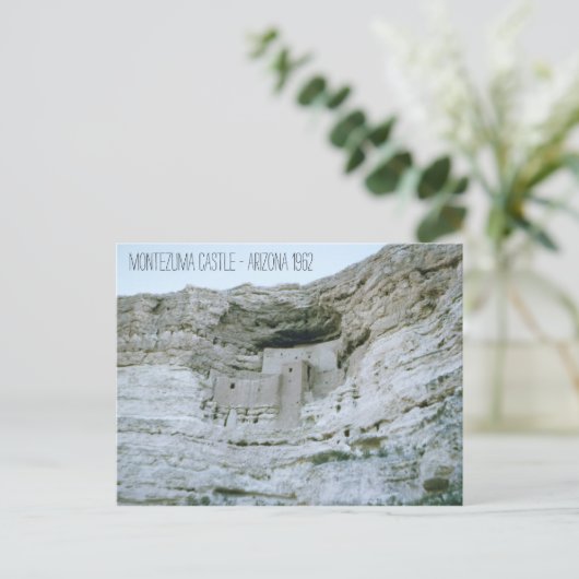 Nationaal monument Montezuma Castle 1962 Briefkaart (Staand voorkant)