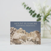 Nationaal Monument Mount Rushmore, Wintersneeuw Briefkaart (Staand voorkant)