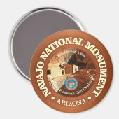 Nationaal Monument Navajo (NM) Magneet (Voorkant / Achterkant)