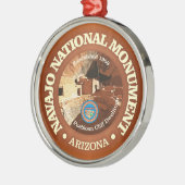 Nationaal Monument Navajo (NM) Metalen Ornament (Links)