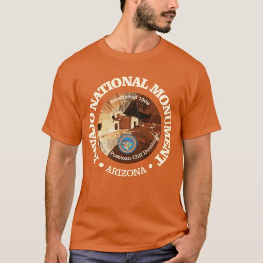 Nationaal Monument Navajo (NM) T-shirt (Voorkant)