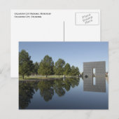 Nationaal monument Oklahoma City, Reflecting Pool Briefkaart (Voorkant / Achterkant)