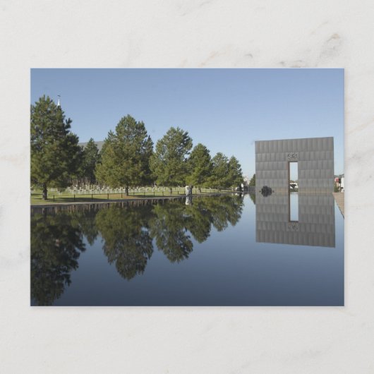 Nationaal monument Oklahoma City, Reflecting Pool Briefkaart (Voorkant)