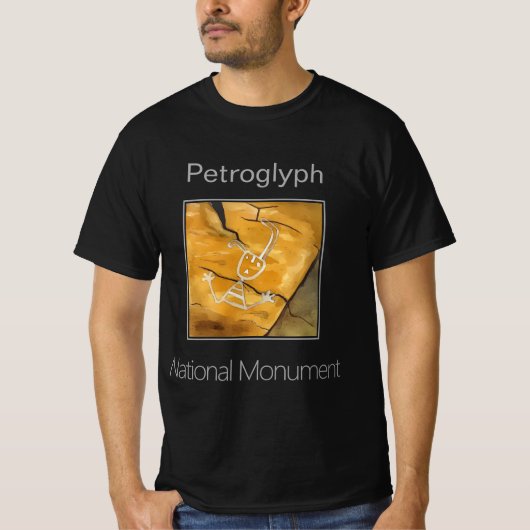 Nationaal monument Petroglyph, New Mexico T-shirt (Voorkant)