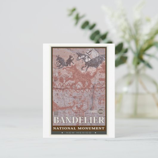 Nationaal monument van Bandelier 1 Briefkaart (Staand voorkant)