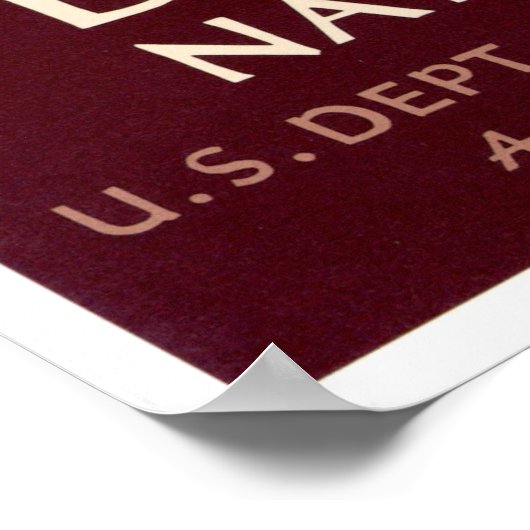 Nationaal monument van Bandelier Poster (Hoek)