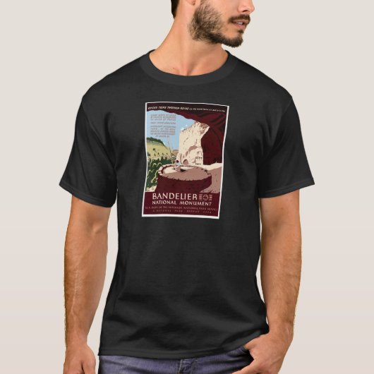 Nationaal monument van Bandelier T-shirt (Voorkant)