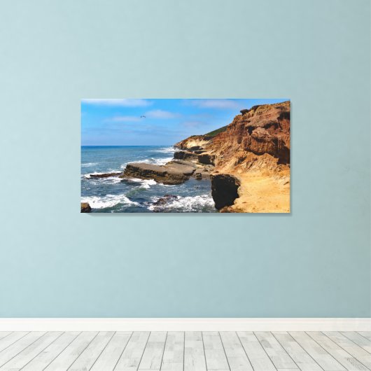 Nationaal monument van Cabrillo Canvas Afdruk (Insitu (Houten vloer))