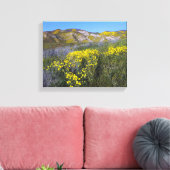 Nationaal monument van Carrizo Plain Canvas Afdruk (Insitu (Woonkamer))