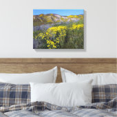 Nationaal monument van Carrizo Plain Canvas Afdruk (Insitu (Slaapkamer))