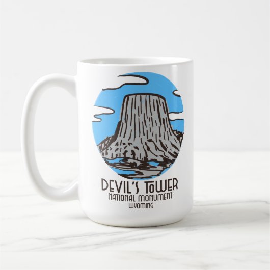 Nationaal Monument van de Duivelstoren Koffiemok (Links)