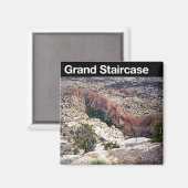 Nationaal monument van Grand Staircase-Escalante Magneet (Voorkant / Achterkant)