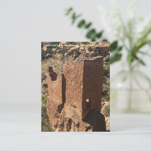 Nationaal monument van Hovenweep Briefkaart (Staand voorkant)