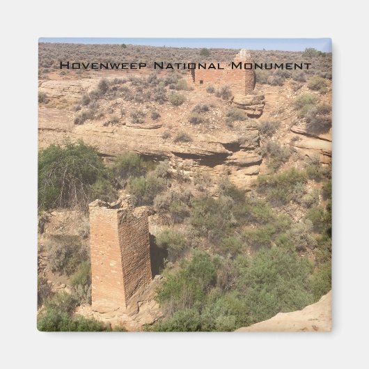 Nationaal monument van Hovenweep Magneet (Voorkant)