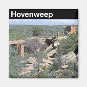 Nationaal monument van Hovenweep Magneet (Voorkant)