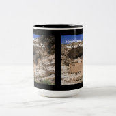 Nationaal monument van Montezuma's Castle Tweekleurige Koffiemok (Center)