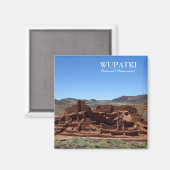 Nationaal monument van Wupatki Magneet (Voorkant / Achterkant)