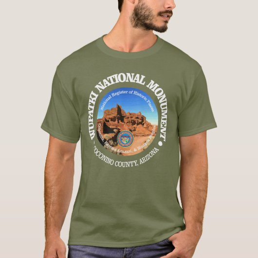 Nationaal monument van Wupatki T-shirt (Voorkant)
