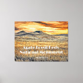 Nationaal monument voor Agate Fossil Beds Canvas Afdruk (Voorkant)