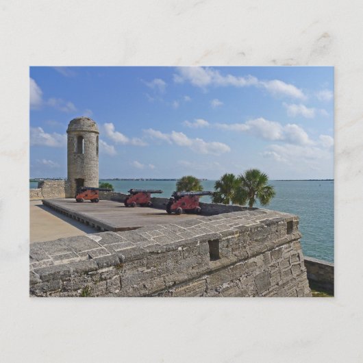 Nationaal monument voor Castillo de San Marcos Briefkaart (Voorkant)
