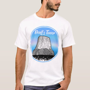 Nationaal monument voor de toren van de duivel t-shirt