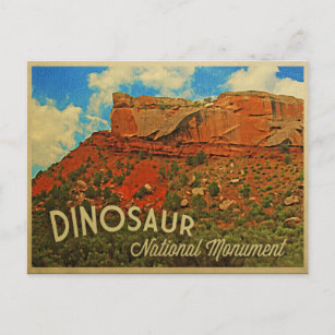 Nationaal monument voor Dinosaur Briefkaart
