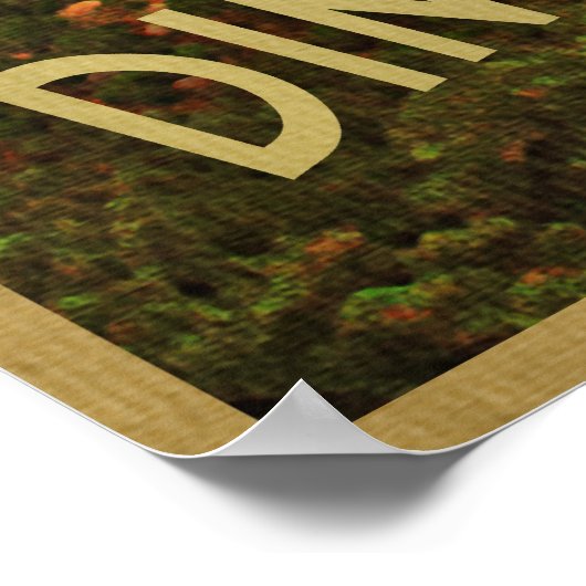 Nationaal monument voor Dinosaur Poster (Hoek)