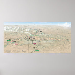 Nationaal monument voor Dinosaur Poster