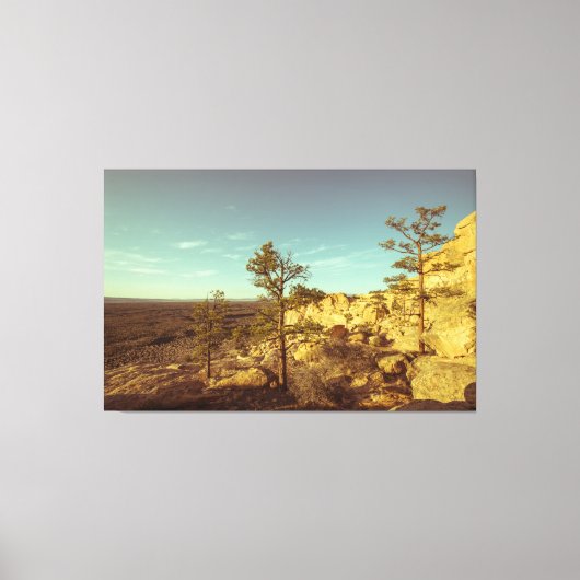 Nationaal monument voor El Malpais Canvas Afdruk (Voorkant)