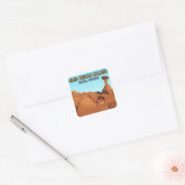 Nationaal monument voor Grand Staircase Escalante Vierkante Sticker (Envelop)