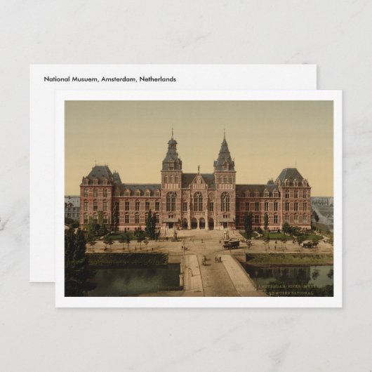 Nationaal Museum, Amsterdam, Nederland Briefkaart (Voorkant / Achterkant)