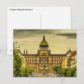 Nationaal Museum Praag Briefkaart (Voorkant / Achterkant)