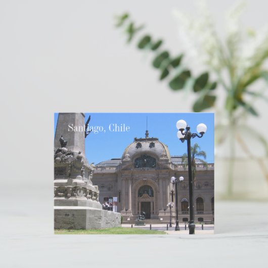 Nationaal Museum voor schone Kunsten, Santiago, Ch Briefkaart (Staand voorkant)