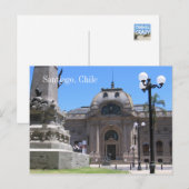 Nationaal Museum voor schone Kunsten, Santiago, Ch Briefkaart (Voorkant / Achterkant)
