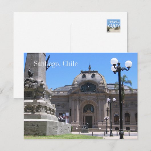 Nationaal Museum voor schone Kunsten, Santiago, Ch Briefkaart (Voorkant / Achterkant)