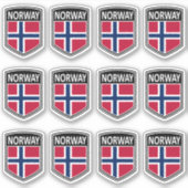 Nationaal - Noorwegen Sticker (Voorkant)