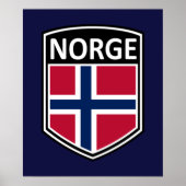 Nationaal - Norge Poster (Voorkant)