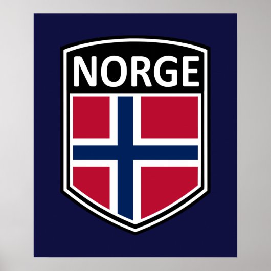 Nationaal - Norge Poster (Voorkant)