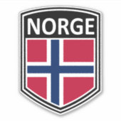 Nationaal - Norge Sticker (Voorkant)
