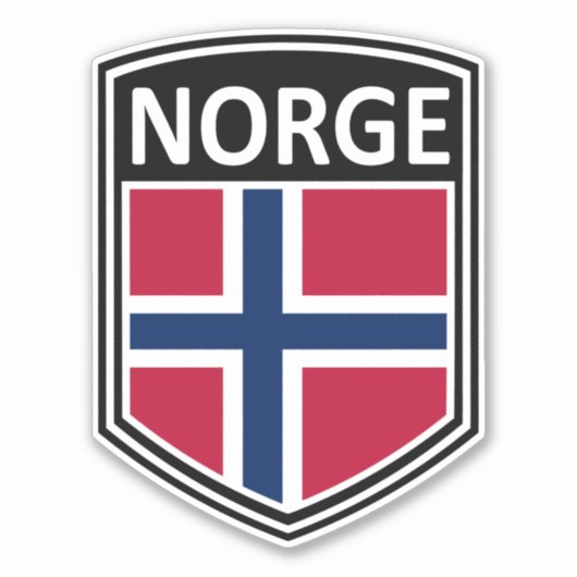 Nationaal - Norge Sticker (Voorkant)