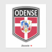 Nationaal - Odense Denmark Sticker (Vel)