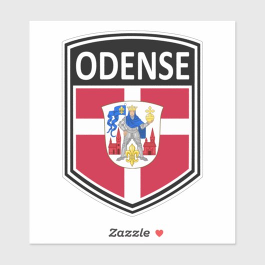 Nationaal - Odense Denmark Sticker (Vel)